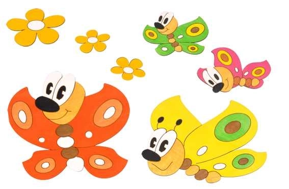 DoDo Trædekoration sommerfugle og blomster