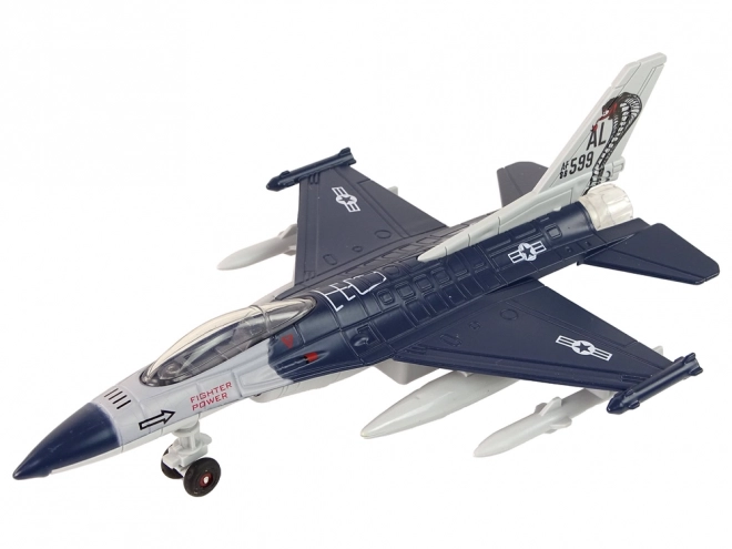 Funktionel flymodel med lys og lyde 1:72