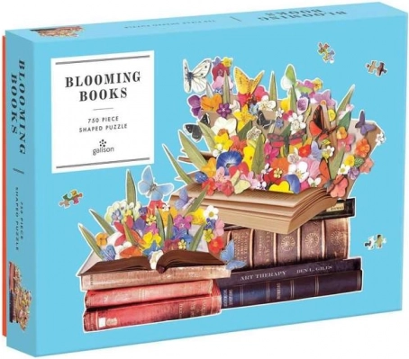 Galison puslespil Blomstrende bøger 750 brikker