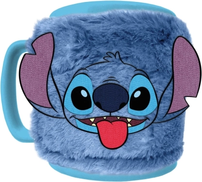 Stitch-krus med aftageligt plys-overtræk 440 ml