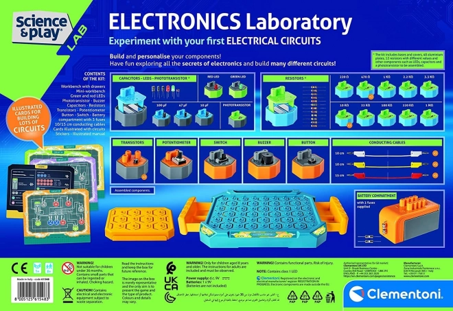 CLEMENTONI Science&Play Elektronisk laboratorium
