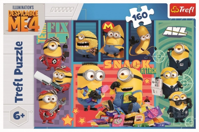 Puslespil 160 brikker Minion-glæde Trefl