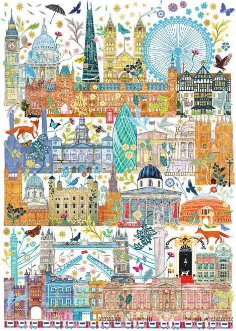 GIBSONS Puslespil Londons panorama 1000 brikker