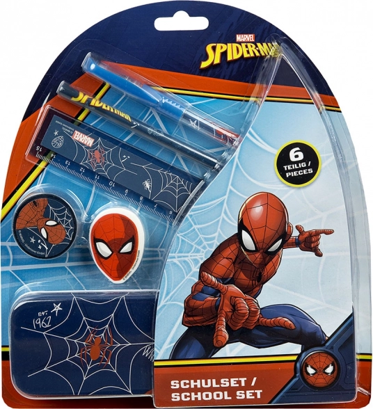 skolesæt Spider-Man 6 dele