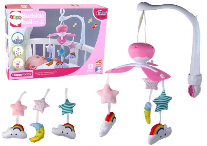 Baby Seng Carousel Baby Lyd Himmel Pink