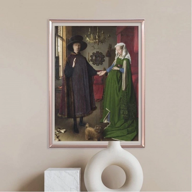 CLEMENTONI Puslespil Museumssamling: Arnolfini-parrets Bryllup (1434) 1000 brikker