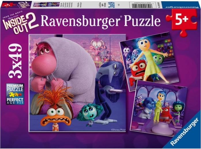 Puslespil RAVENSBURGER Inde i hovedet 2, 3×49 brikker