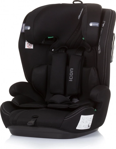 Børneautostol Chipolino Icon i-Size 76–150 cm, obsidian