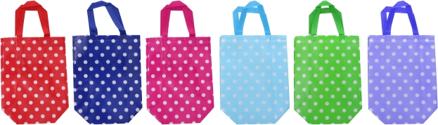 Gavepose af nonwoven tekstil M 32 × 36 × 12 cm, helårs, farvemiks