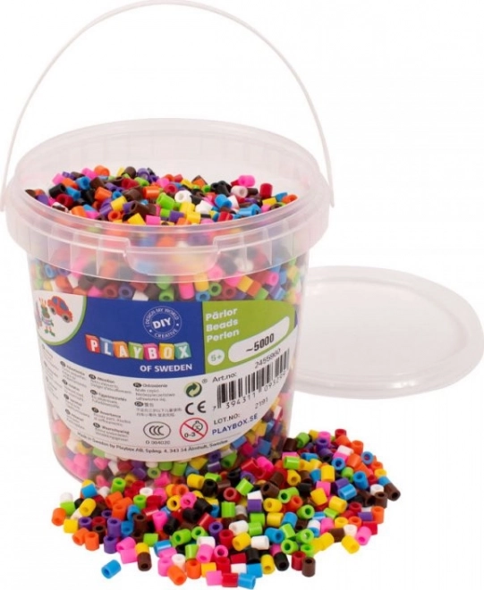 Strygeperler - grundfarver 5000 stk