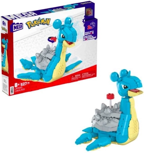 Byggesæt MEGA Pokémon Lapras med bevægelse