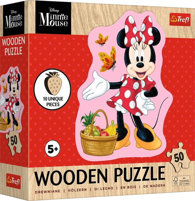 Træpuslespil Disney Minnie, 50 brikker