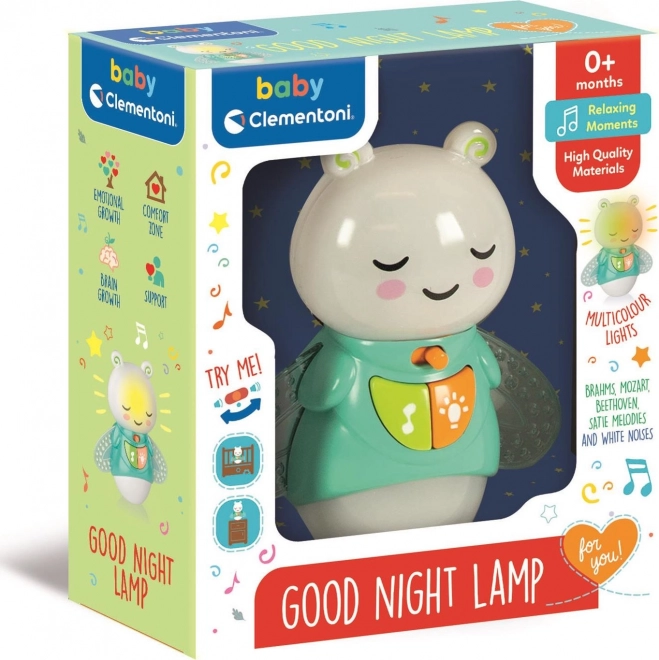 CLEMENTONI BABY Natlampe Sve6veller med melodier