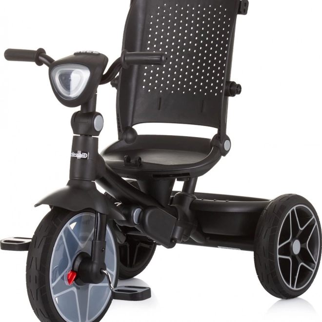 Chipolino trehjulet cykel med kaleche og musikboks Derby 2-i-1 Obsidian