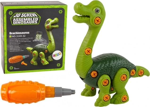 Bygbar dinosaur Brachiosaurus grøn