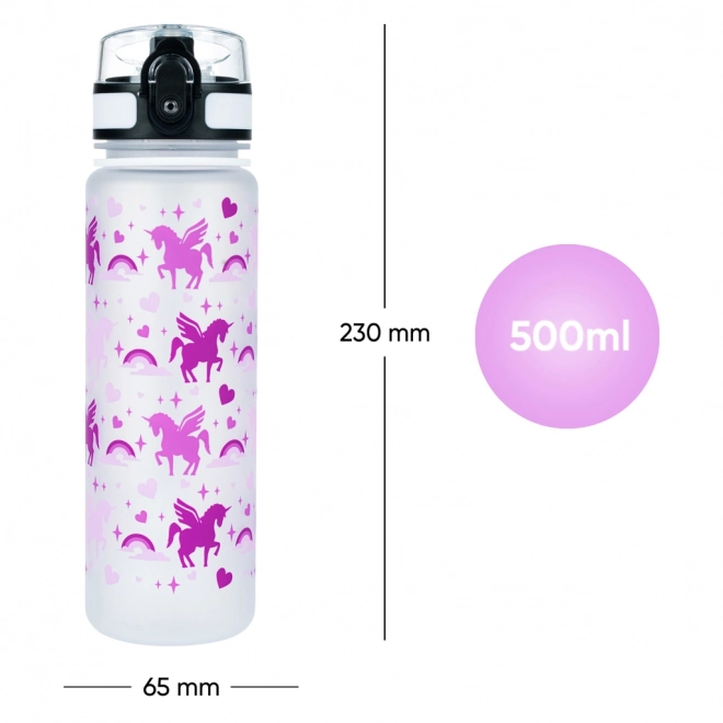 BAAGL Tritan flaske til drikke Enhjørningens Rige, 500 ml