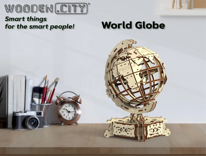 Wooden City 3D puslespil Globus 231 dele