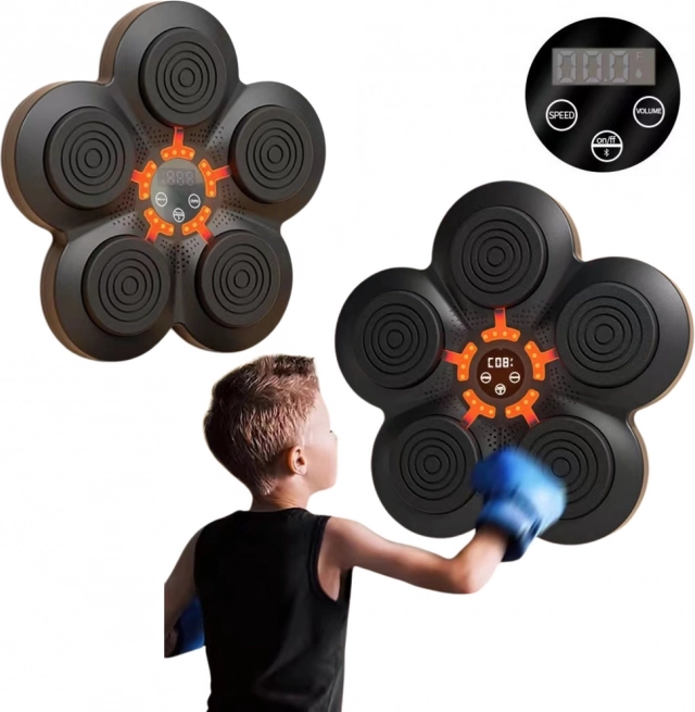 Muzycká Vægmonteret Boksemaskine med LED-lys