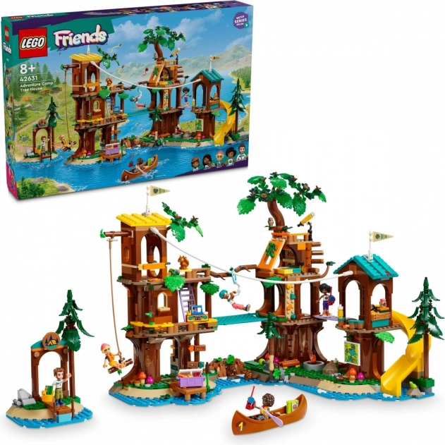 LEGO Friends træhytte på campingpladsen