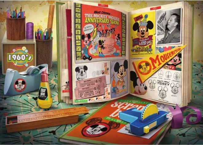 Ravensburger puslespil Disney Mickey – 60-års jubilæum, 1000 brikker