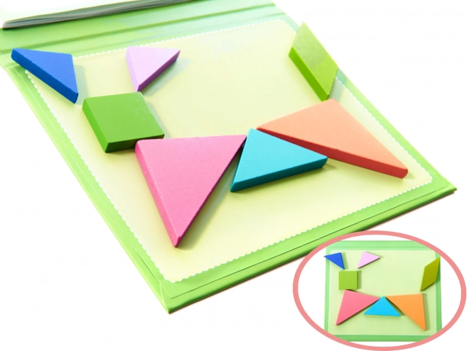 Magnetisk 3D puslespil tangram blokke