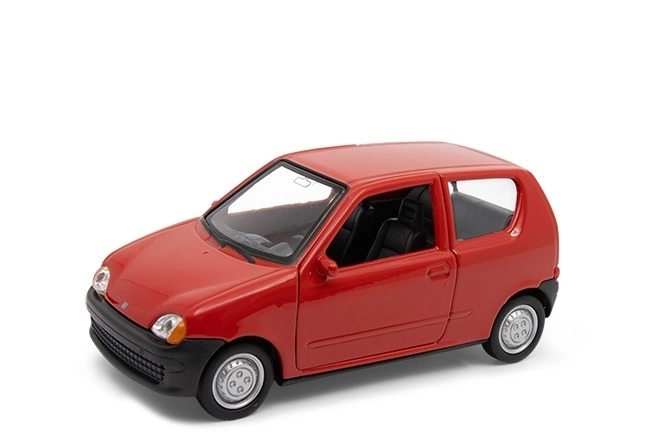 Metalmodel Fiat Seicento 1:34 Rød