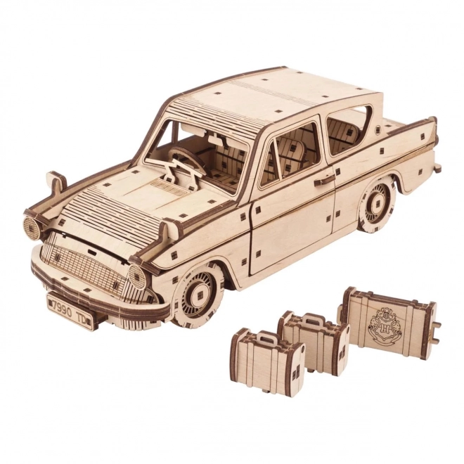 Ugears 3D træmaskinpuslespil Harry Potter Flyvende Ford Anglia