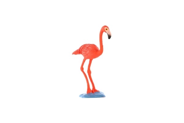 Plastfigur af caribisk flamingo 9 cm