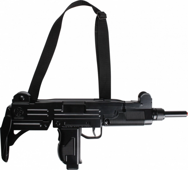 Maskinpistol metal sort 12 skud