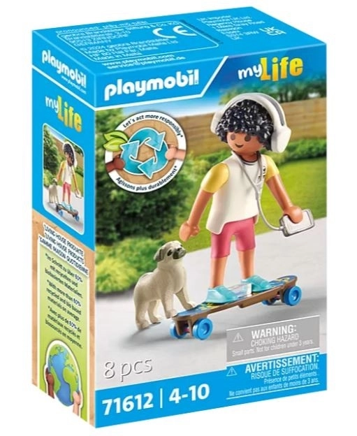 Sæt af figurer Playmobil: Dreng med hund