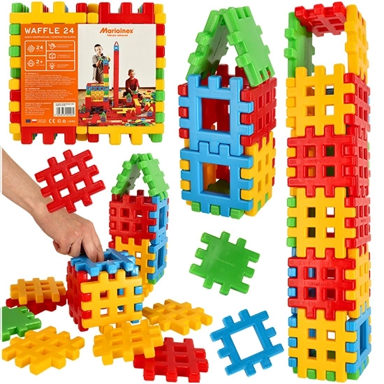 Konstruktionsklodser Marioinex Wafler 24 dele