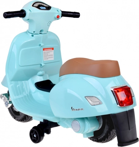 Batteridrevet Vespa scooter til børn