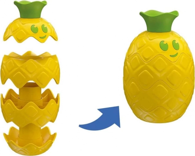Stabelbar ananas til finmotorik