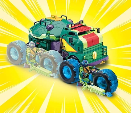 Ninja Turtler Motorcykel med Action Figur
