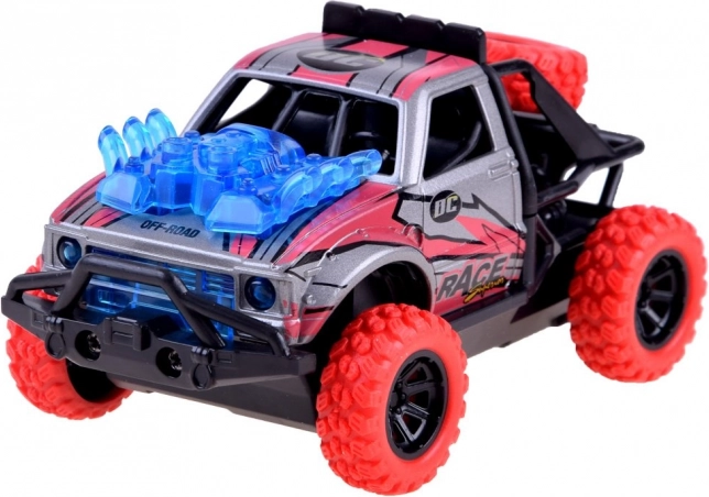 Metalbil 4x4 Predator med lys og lyde – Predator