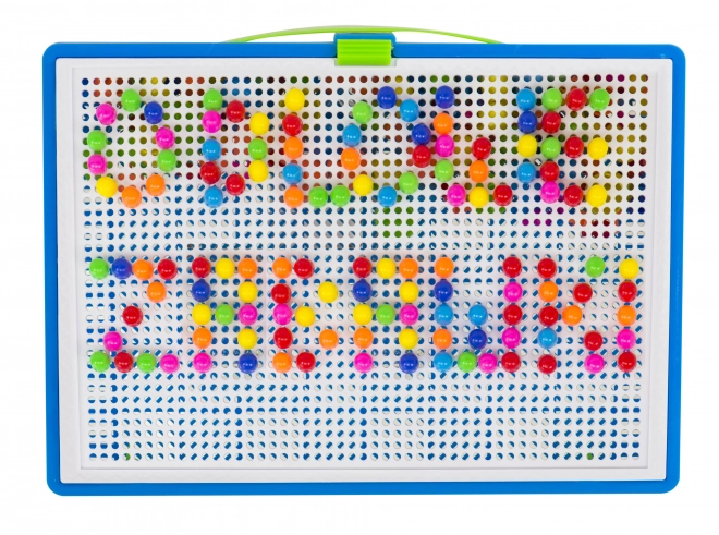 Farverig mosaik med 296 svampe