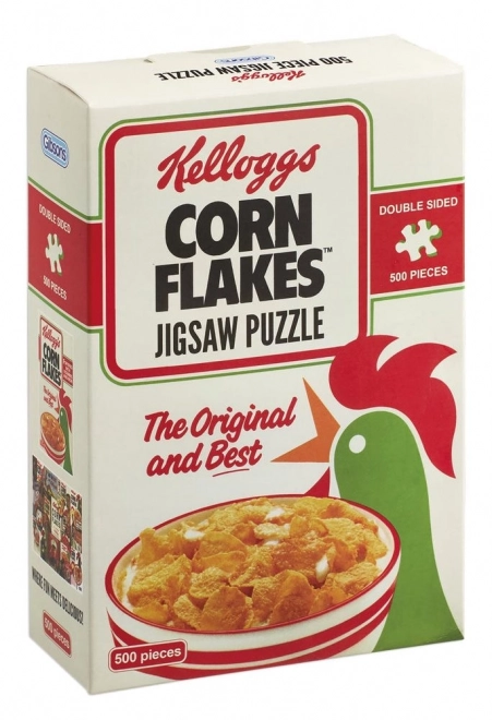 Dobbelt-sidet puslespil Kellogg's Cornflakes 500 brikker