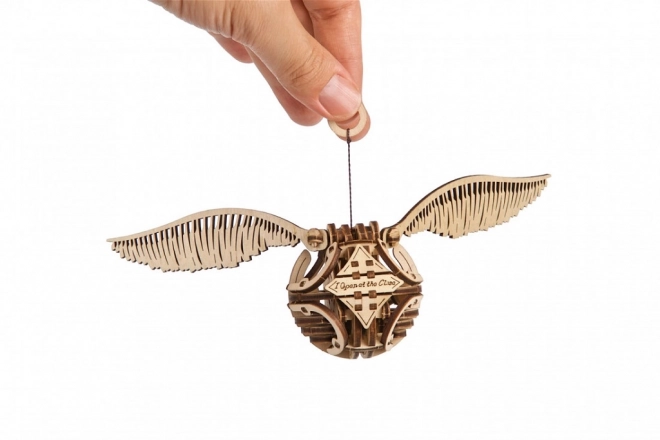 Ugears 3D mekanisk træpuslespil Gyldne Snitch, Harry Potter