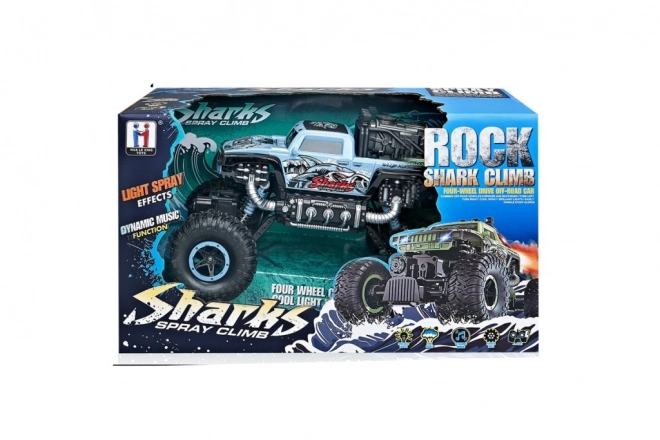 RC bil Rock Shark grøn