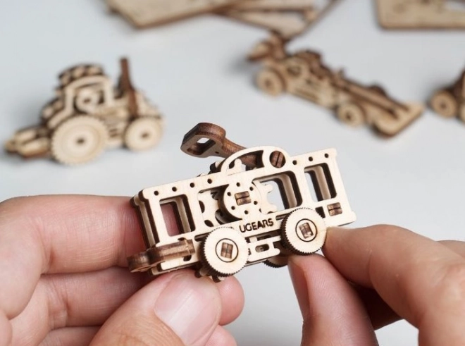 Ugears 3D mekanisk træpuslespil Køretøjer