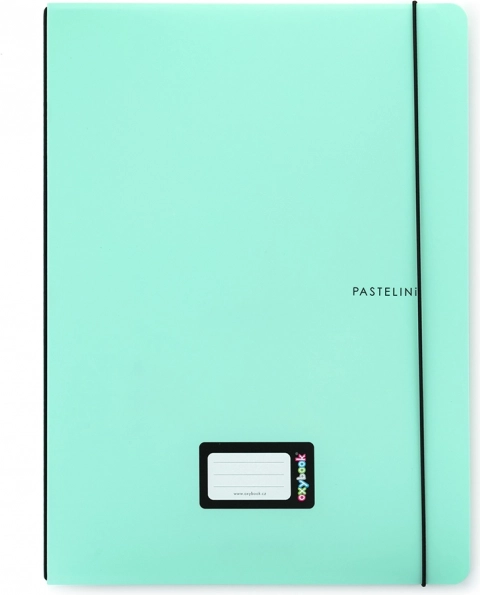 A4-hæfte med PP-omslag Oxybook Pastelini, 40 ark, grøn