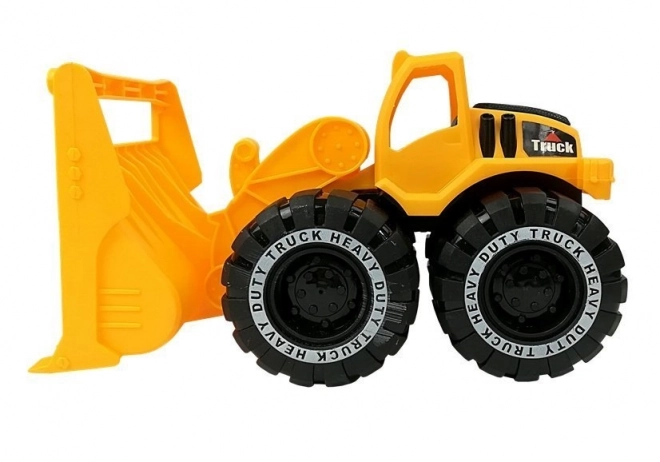 Stor lastbil legetøj med anhænger og bulldozer 49 cm