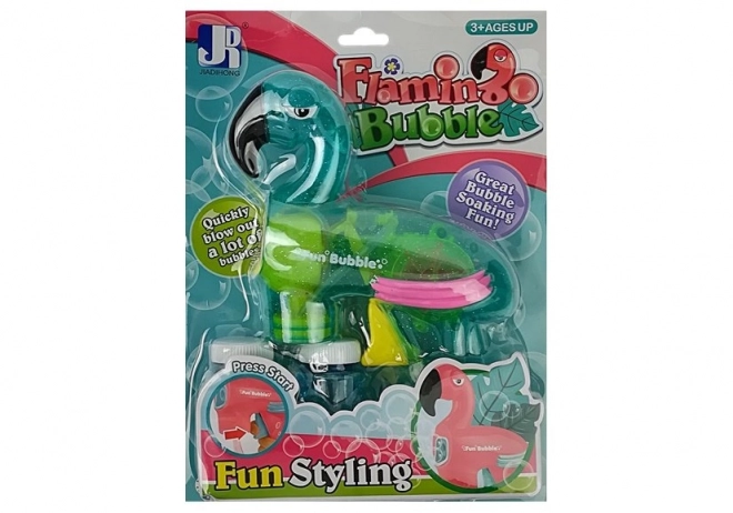 Boblepistol flamingo blå