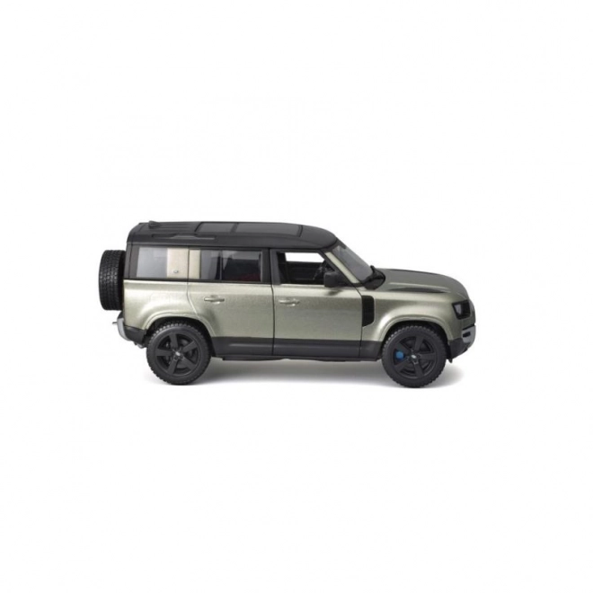 Metal modelbil Land Rover Defender 110 grøn