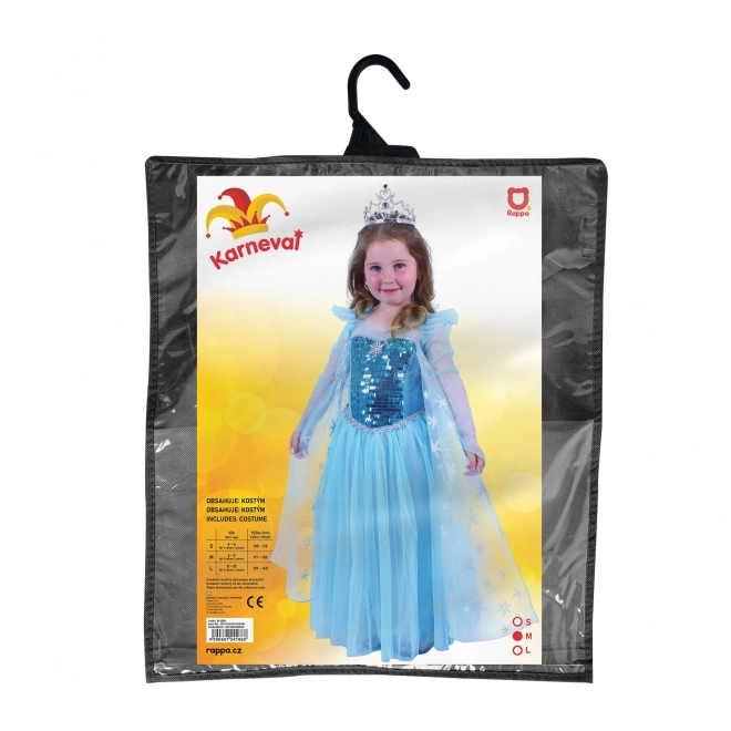 Børnekostume sneprinsesse (M)
