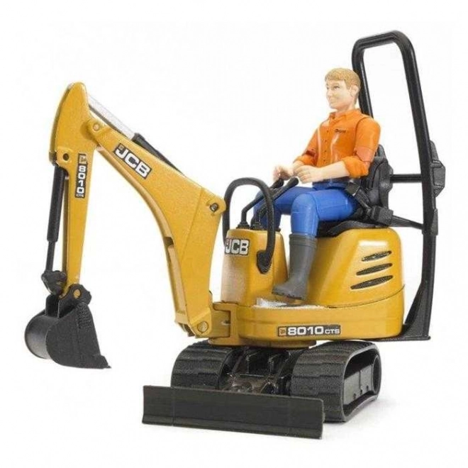 Legetøjssæt Bruder SUV og JCB minigraver med trailer