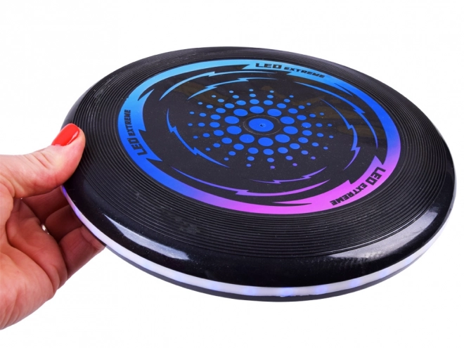 Flyvende disk med LED-belysning