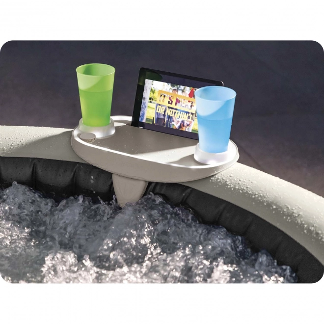 Kopholder med LED belysning og plads til tablet, telefon SPA INTEX 28520