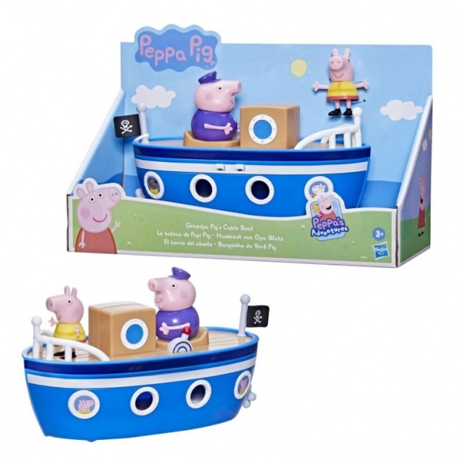 Grisling Peppa Bedstefars dampskib