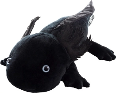 plysbamse axolotl sort 32 cm miljøvenlig